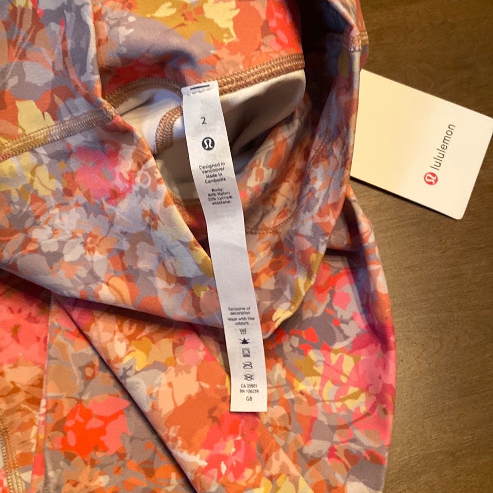 Lululemon🍋Align High-Rise Pant 28” Inflorescence Multi - Picture 7 of 9